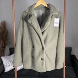 Abrigo femenino forrado de peluche Forglows