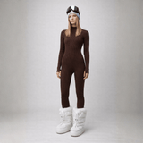 Bota femenina para nieve antideslizante con forro de peluche Forglows