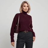 Suéter Maxi Femenino con Cuello Alto Denali Forglows