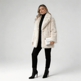 Abrigo largo de piel para mujer Milán Forglows