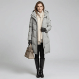 Parka para mujer gruesa con peluche y capucha Forglows