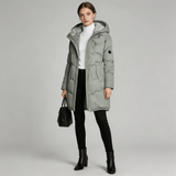 Parka para mujer gruesa con peluche y capucha Forglows