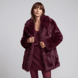 Abrigo largo de piel para mujer Milán Forglows