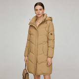 Parka para mujer gruesa con peluche y capucha Forglows