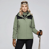 Chaqueta impermeable 3 en 1 para mujer para nieve Forglows