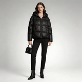 Forglows Damen-Pufferjacke mit Kapuze