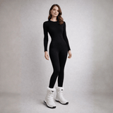 Bota femenina impermeable para la nieve con forro de peluche Forglows