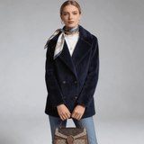 Abrigo femenino forrado de peluche Forglows